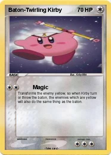 Pokemon Baton-Twirling Kirby