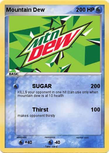Pokemon Mountain Dew