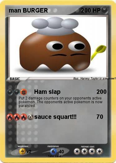 Pokemon man BURGER