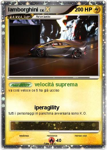 Pokemon lamborghini