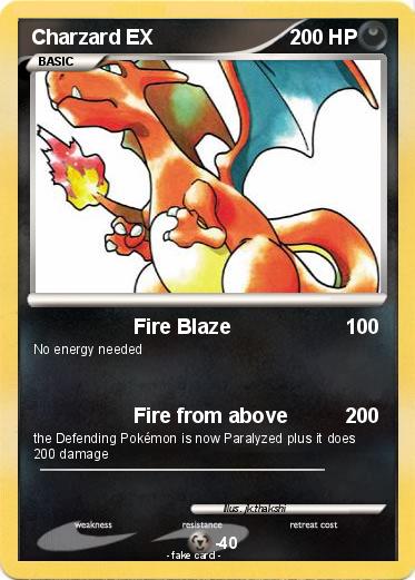 Pokemon Charzard EX