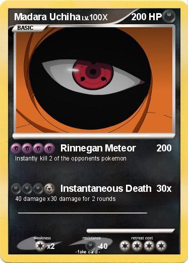 Pokemon Madara Uchiha