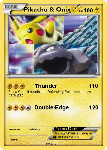 Pokemon Pikachu & Onix
