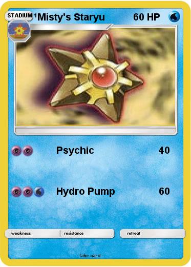 Pokemon Misty's Staryu