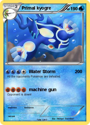 Pokemon Primal kyogre