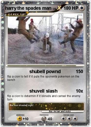 Pokemon harry the spades man