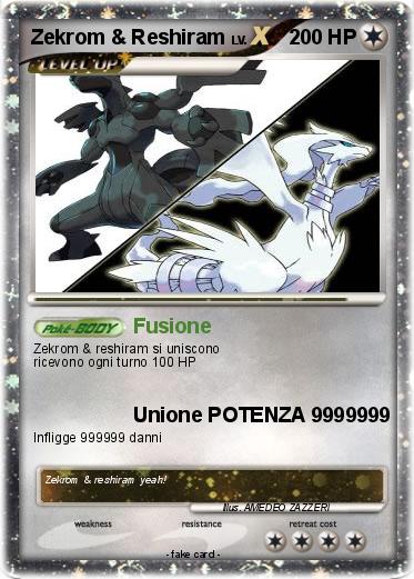 Pokemon Zekrom & Reshiram