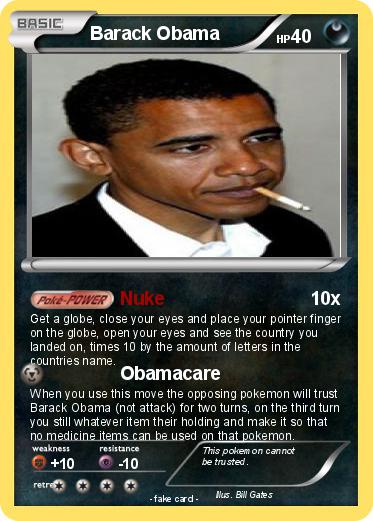 Pokemon Barack Obama
