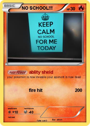 Pokemon NO SCHOOL!!!