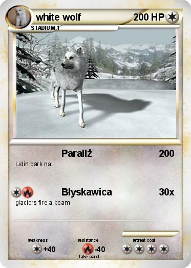 Pokemon white wolf