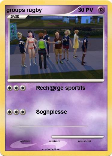 Pokemon groups rugby