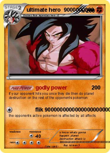 Pokemon ultimate hero  9000000000