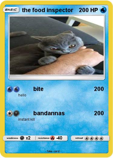 Pokemon the food inspector