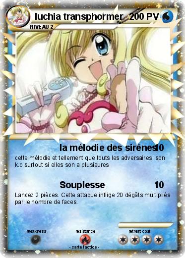 Pokemon luchia transphormer