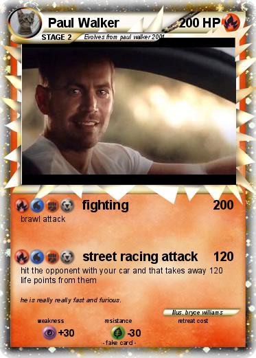 Pokemon Paul Walker