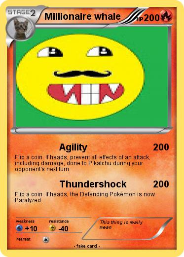 Pokemon Millionaire whale
