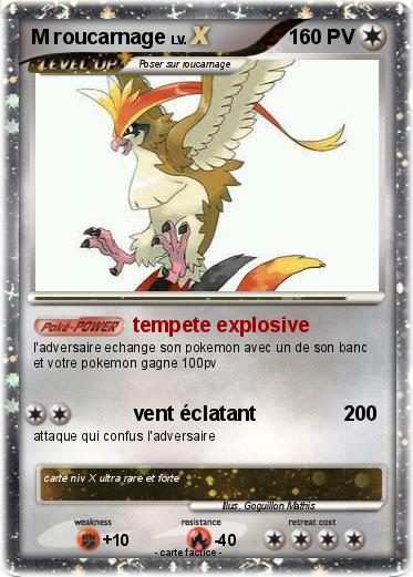 Pokemon M roucarnage