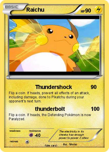 Pokemon Raichu