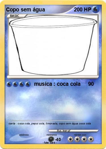 Pokemon Copo sem água