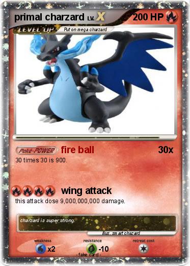Pokemon primal charzard
