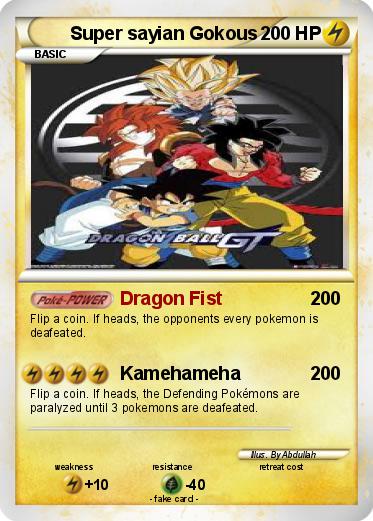 Pokemon Super sayian Gokous