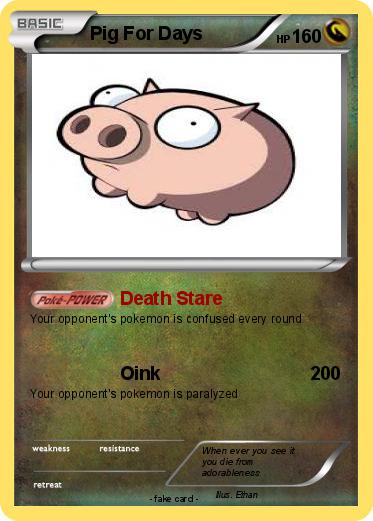 Pokemon Pig For Days