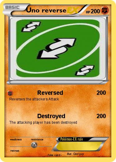 Pokemon Uno reverse