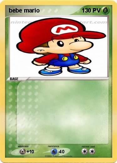 Pokemon bebe mario