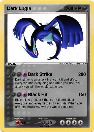 Pokemon Dark Lugia