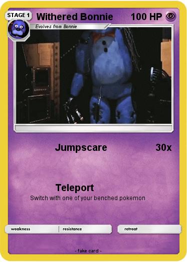 Pokemon Withered Bonnie