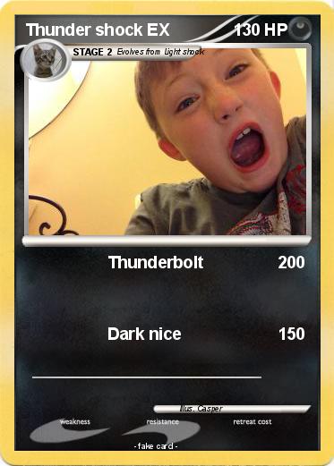 Pokemon Thunder shock EX