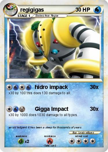 Pokemon regigigas