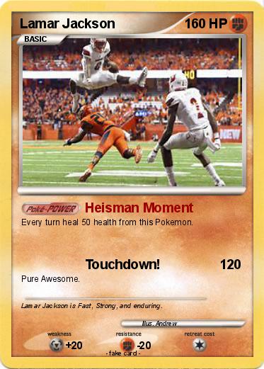 Pokemon Lamar Jackson