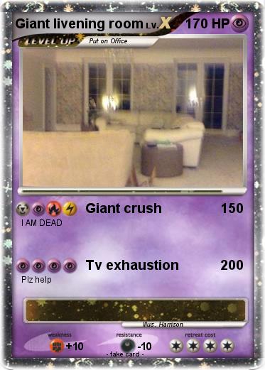Pokemon Giant livening room