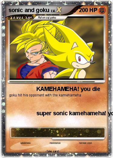 Pokemon sonic and goku