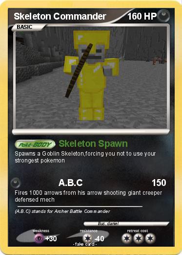Pokemon Skeleton Commander
