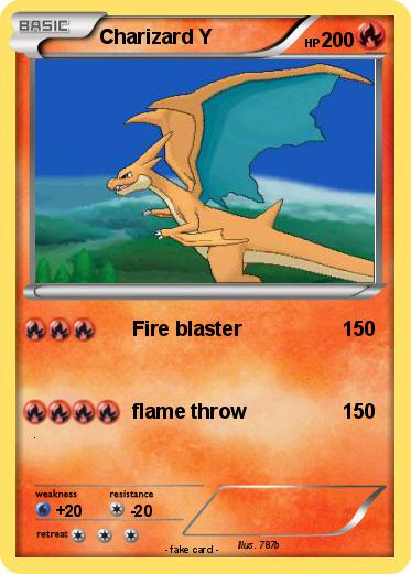 Pokemon Charizard Y