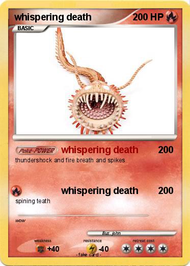 Pokemon whispering death