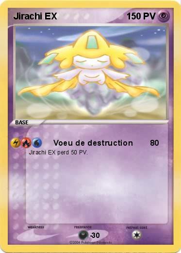 Pokemon Jirachi EX