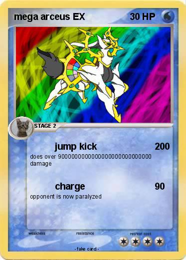 Pokemon mega arceus EX