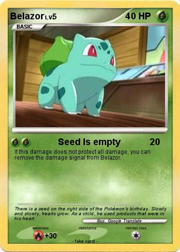 Pokemon Belazor