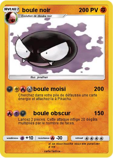 Pokemon boule noir