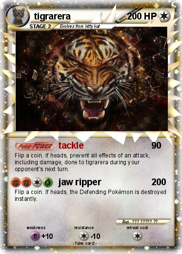 Pokemon tigrarera