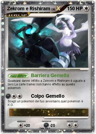 Pokemon Zekrom e Rishiram