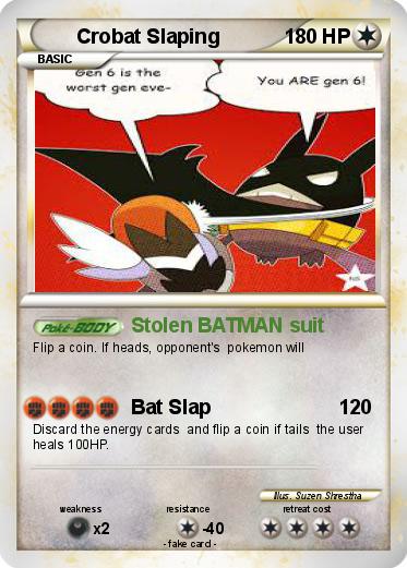 Pokemon Crobat Slaping