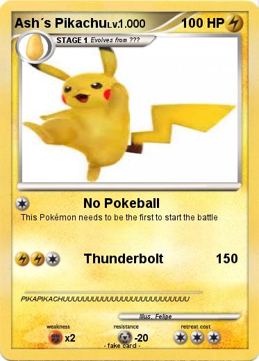Pokemon Ash´s Pikachu