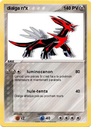 Pokemon dialga n°x