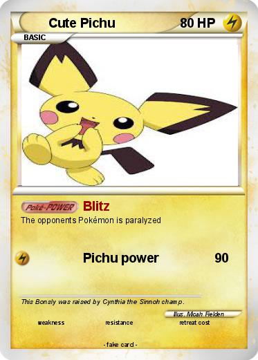 Pokemon Cute Pichu