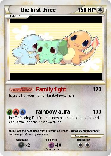 Pokemon the first three