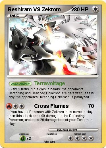 Pokemon Reshiram VS Zekrom       2
